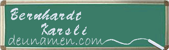 Bernhardt Karsli Visitenkarte